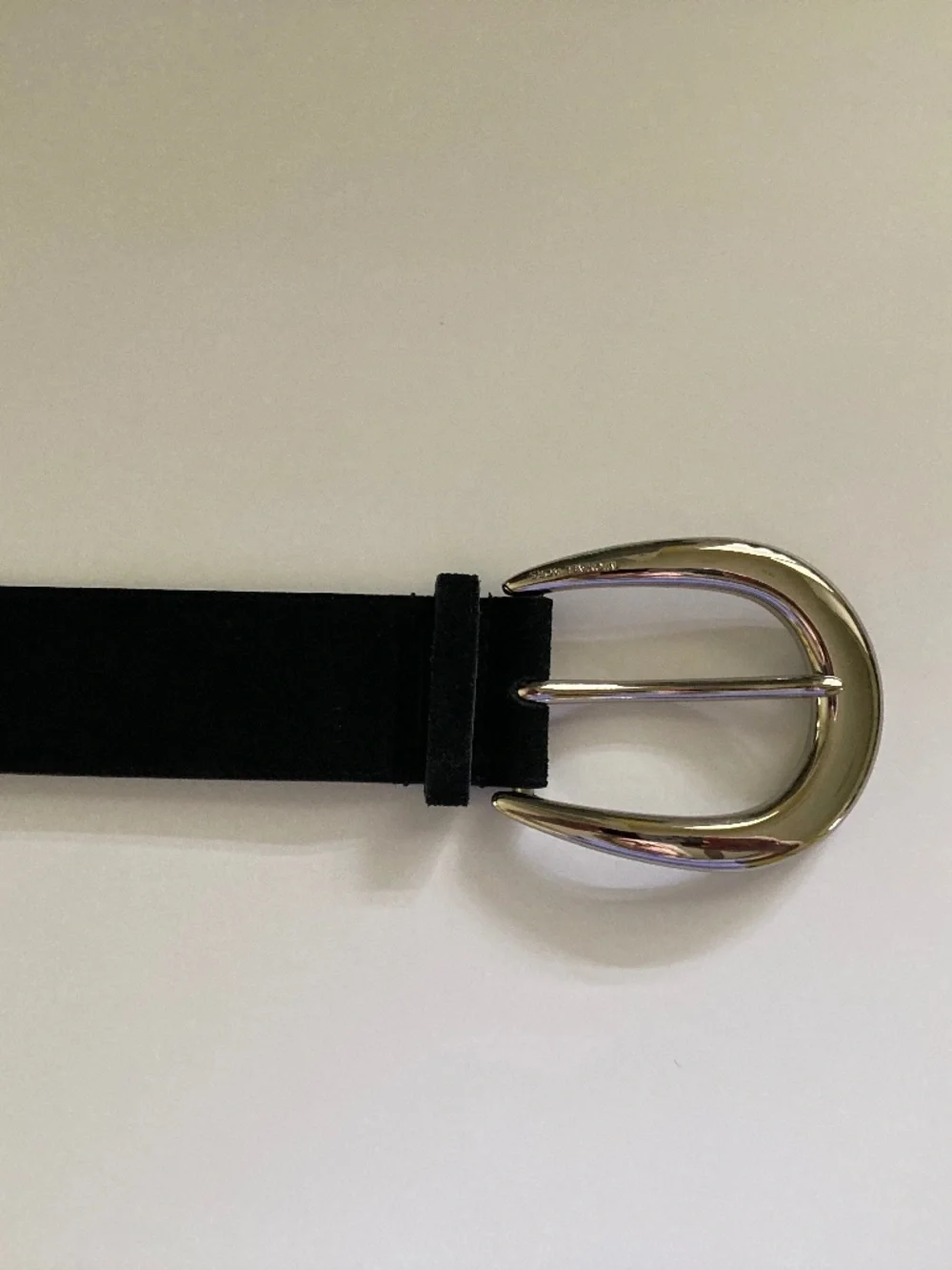 Michael Kors Black Suede Belt/Genuine Leather/Silver Tone Buckle/553309/XL/NWT!